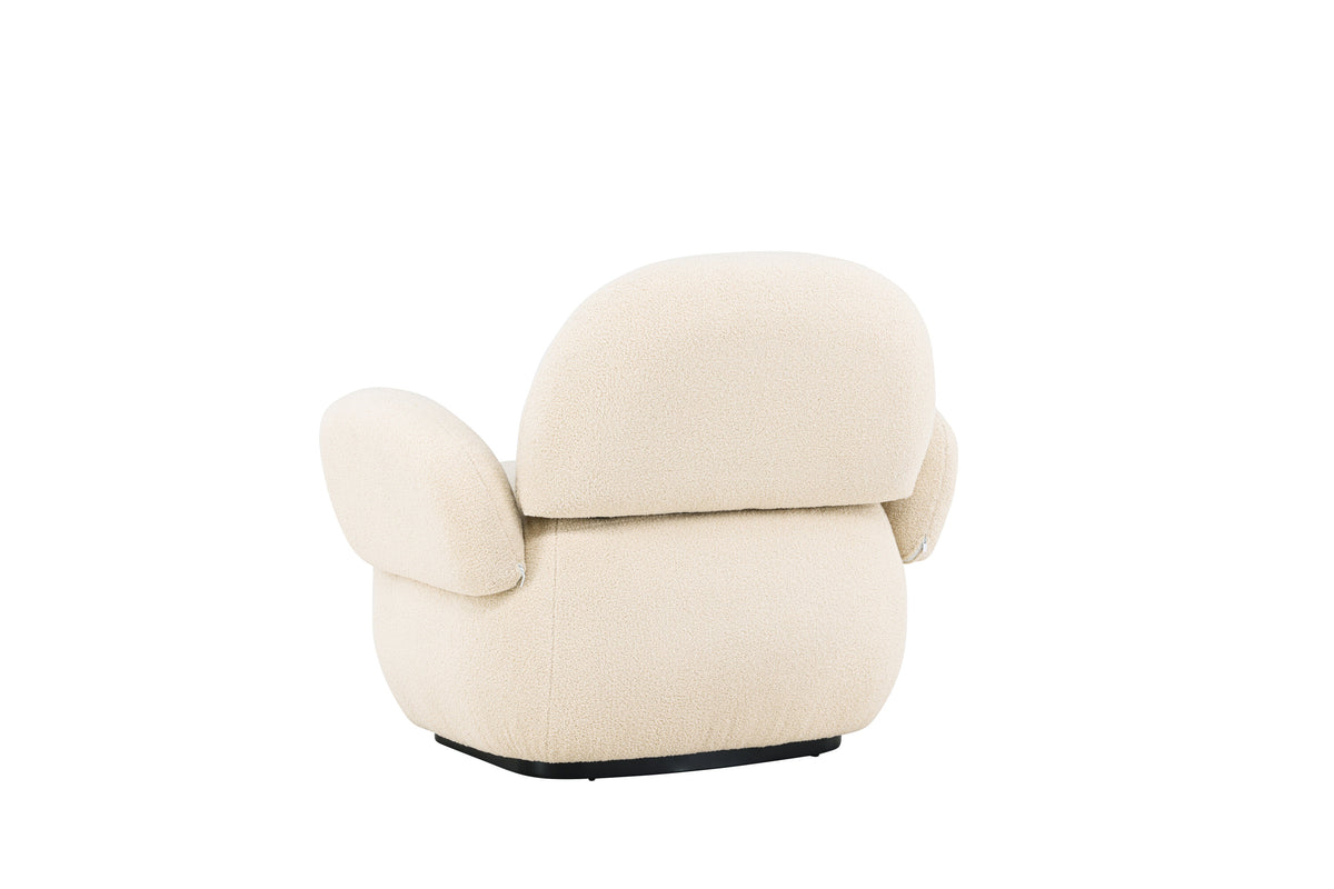 Sevilla fåtölj beige chenille
