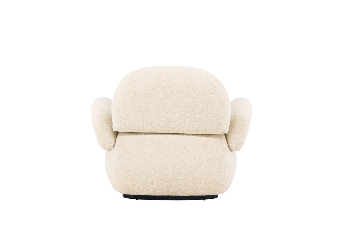Sevilla fåtölj beige chenille