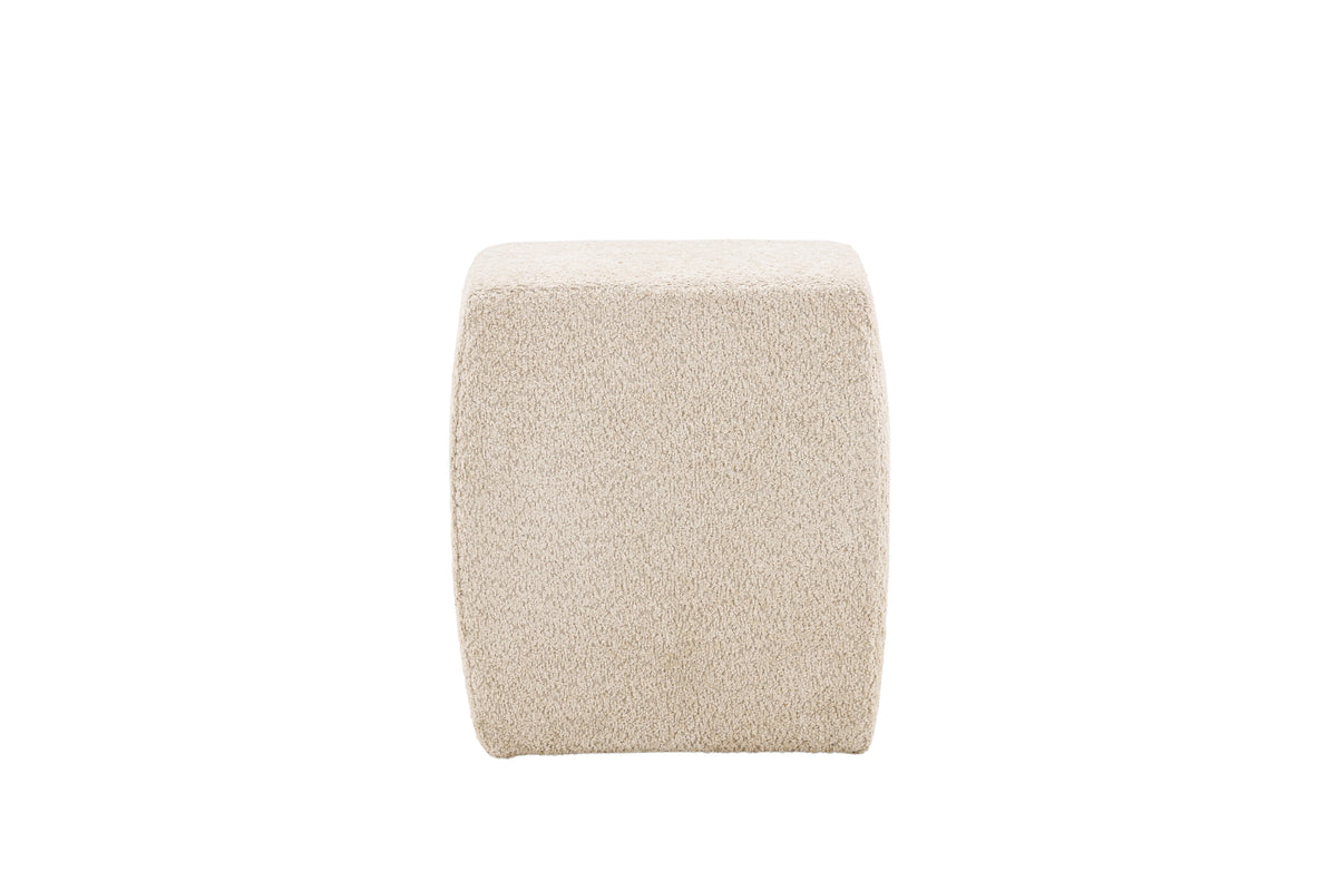Neapel sittpuff beige bouclé