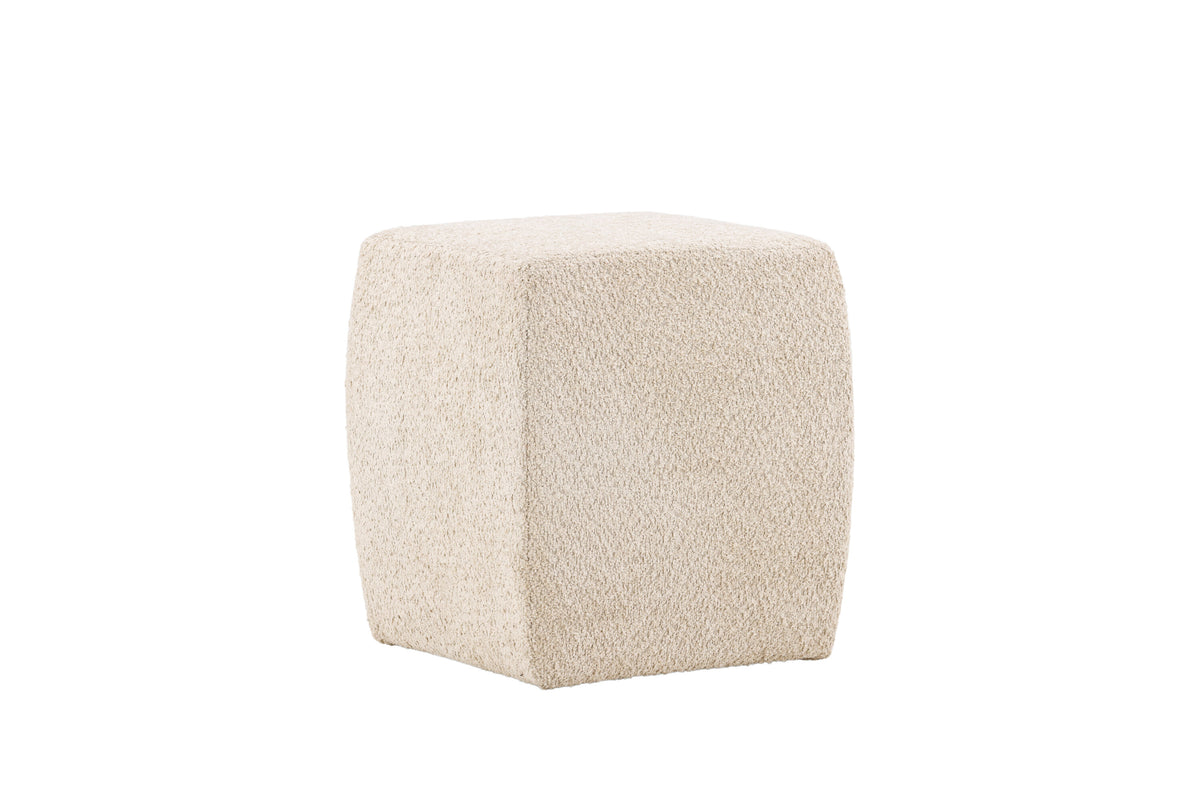 Neapel sittpuff beige bouclé