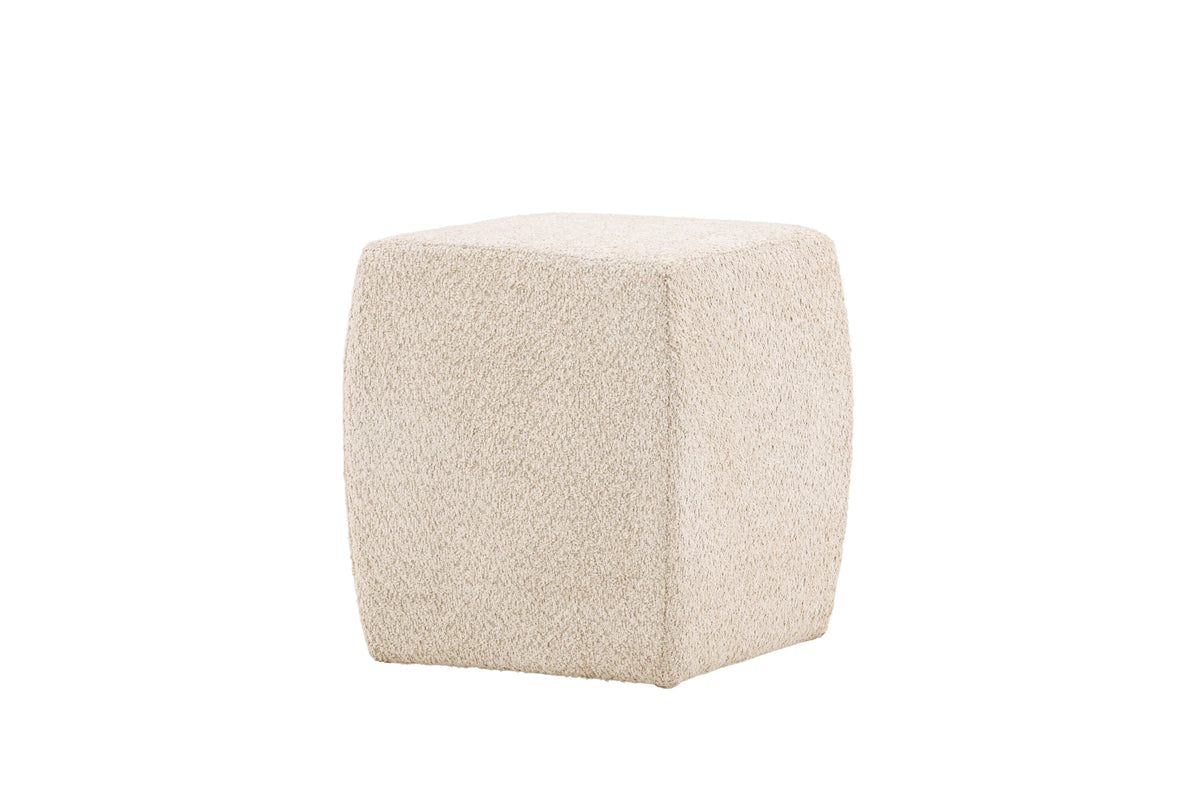 Neapel sittpuff beige bouclé