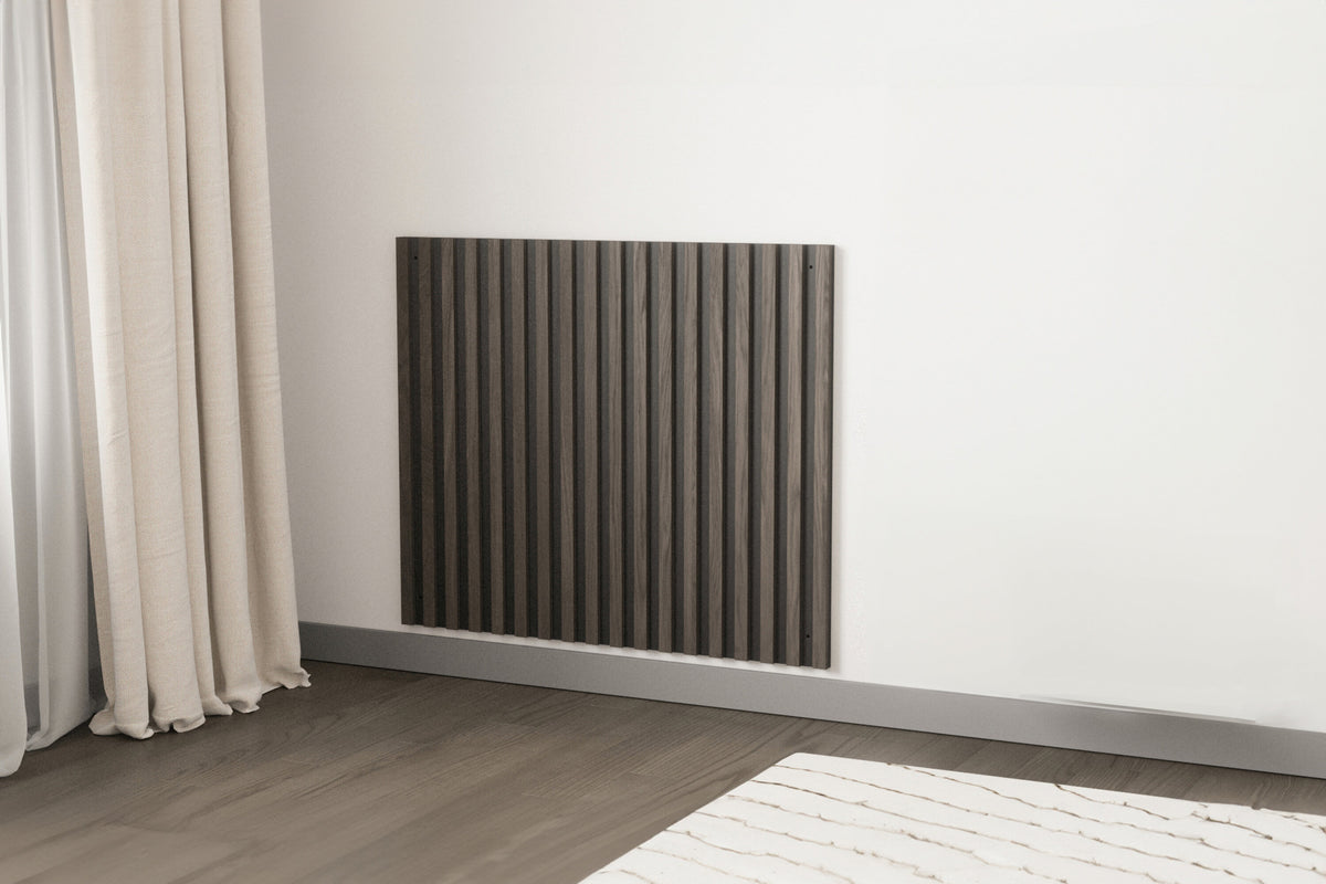 Pau sänggavel 94,5x80x2,8 cm svart/mockabrun MDF