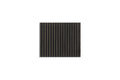 Pau sänggavel 94,5x80x2,8 cm svart/mockabrun MDF