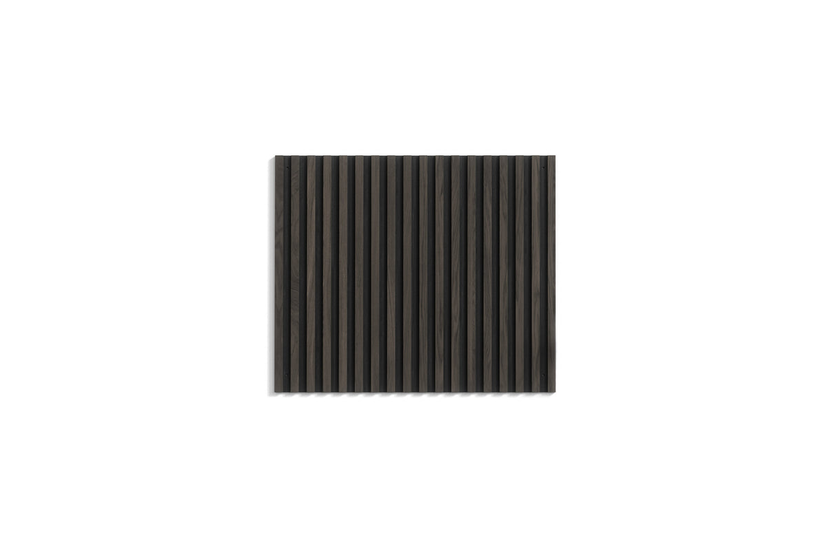 Pau sänggavel 94,5x80x2,8 cm svart/mockabrun MDF