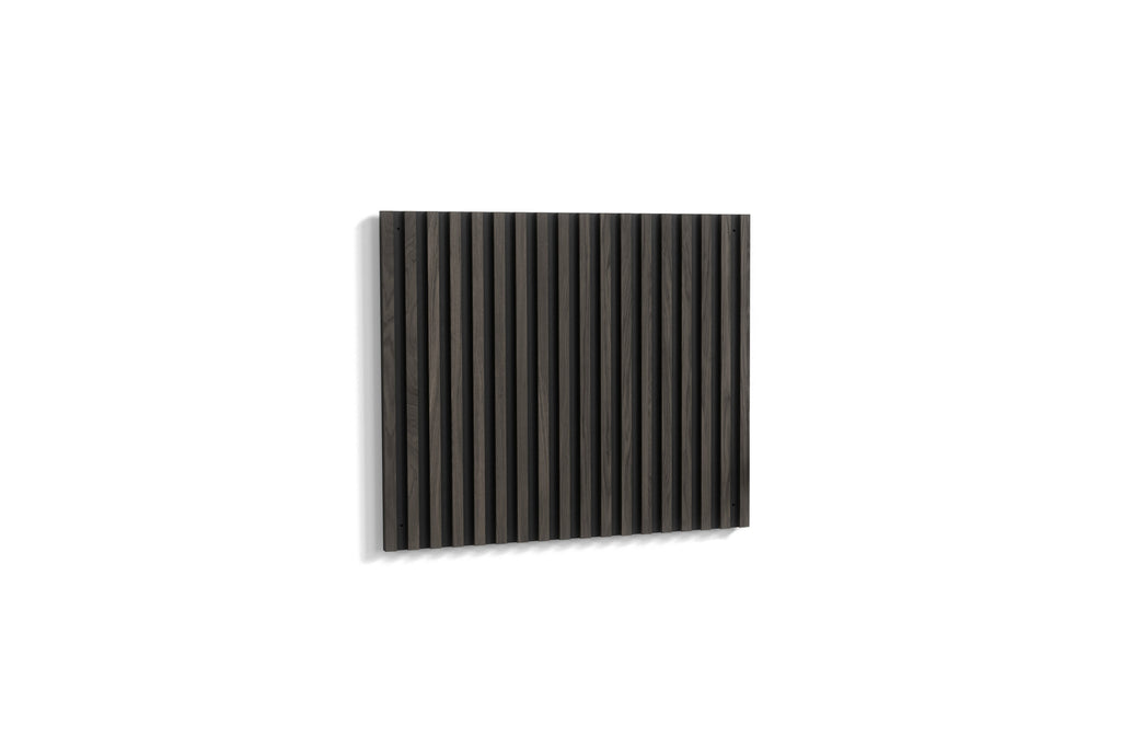 Pau sänggavel 94,5x80x2,8 cm svart/mockabrun MDF