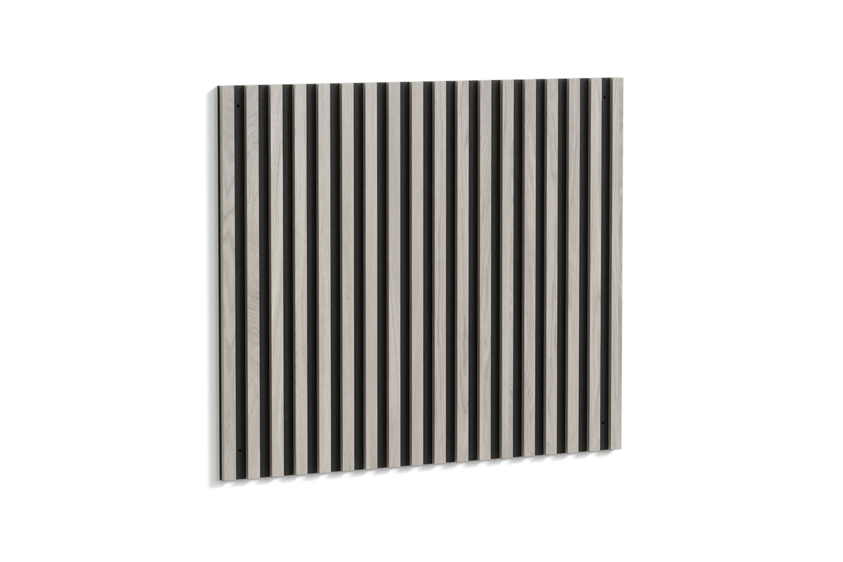 Pau sänggavel 94,5x80x2,8 cm svart/vitlaserad MDF
