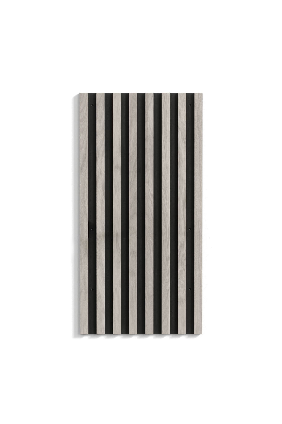 Toulon väggpanel för sängbord 40,5x80x2,8 cm svart och vitlaserad MDF