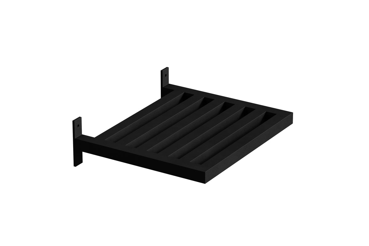 Caen sidobord svart pulverlackerat järn