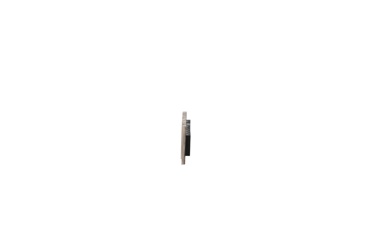 Nimes hatthängare 75x3,5x13 cm svart/vitlaserad MDF