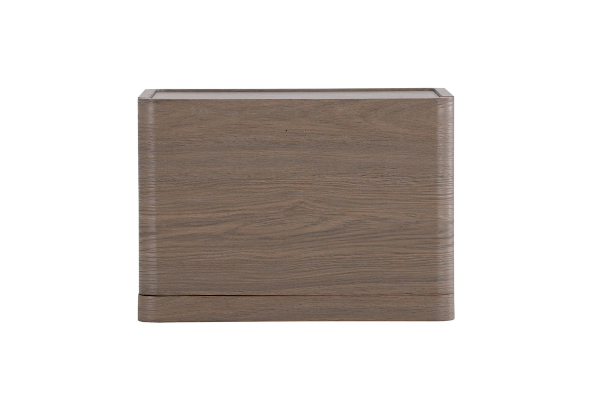 Noble byrå 50x35 cm mockabrun