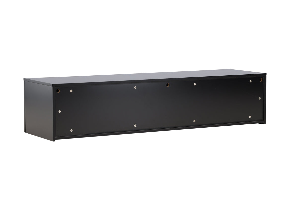 Frihamn byrå 160x35 cm svart MDF