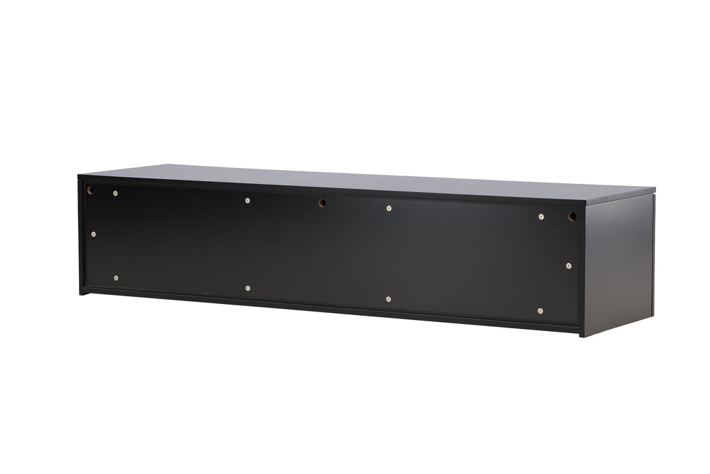 Frihamn byrå 160x35 cm svart MDF