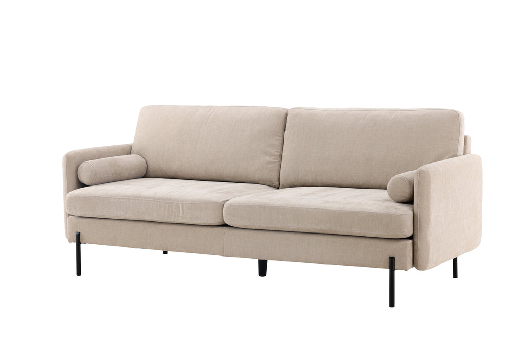 Antibes 3-sitssoffa beige tyg