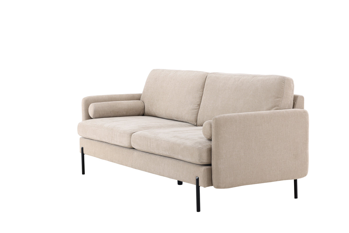 Antibes 3-sitssoffa beige tyg