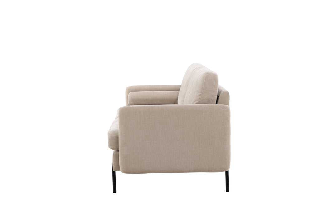 Antibes 3-sitssoffa beige tyg