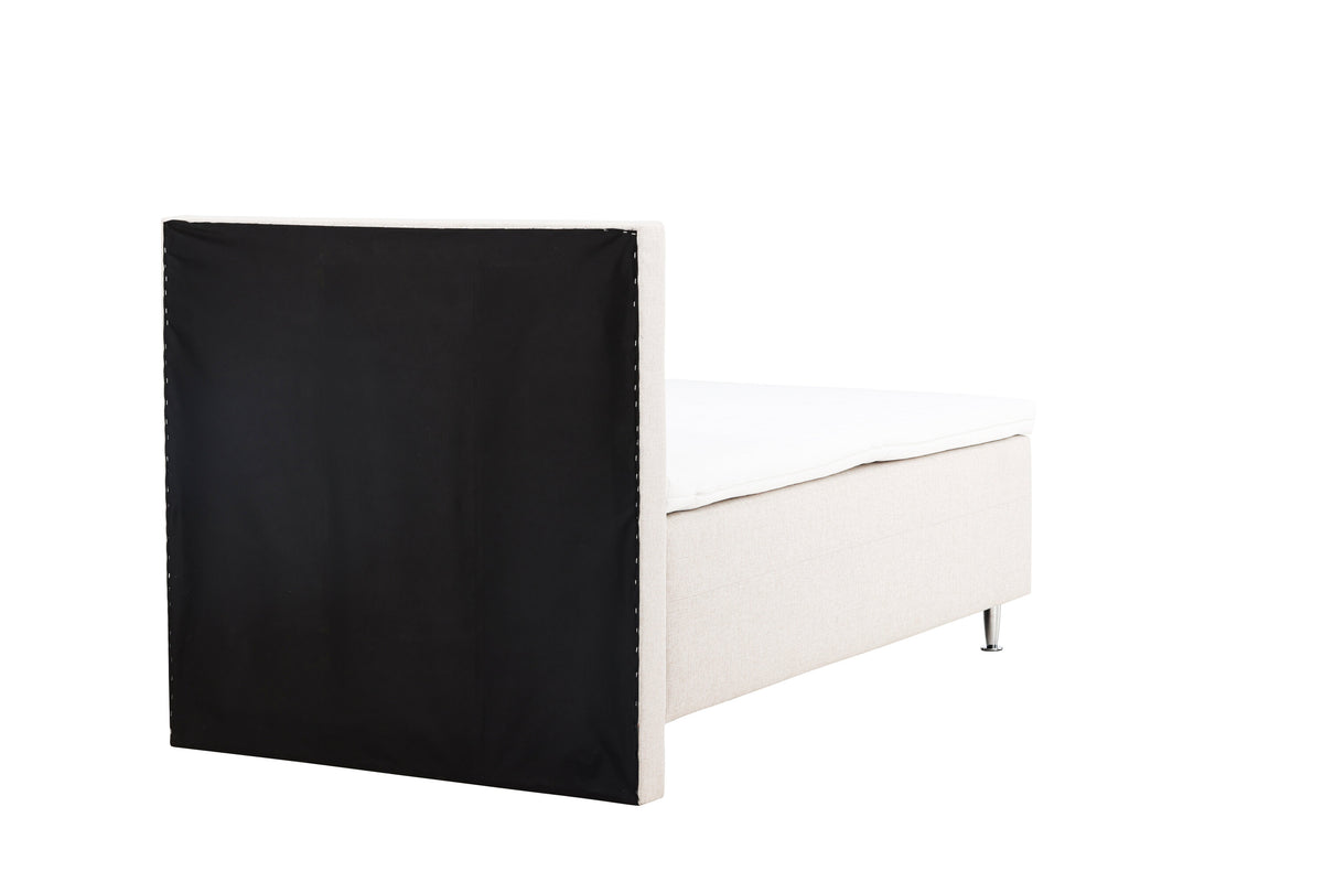 Mesa enkelsäng 120x200 cm beige/mattsilver