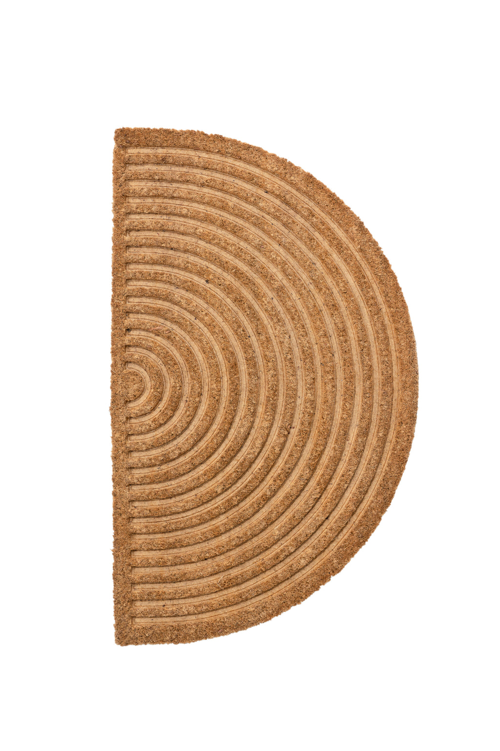 Noah halvmåneformad dörrmatta 45x75 cm natur/svart kokosfiber