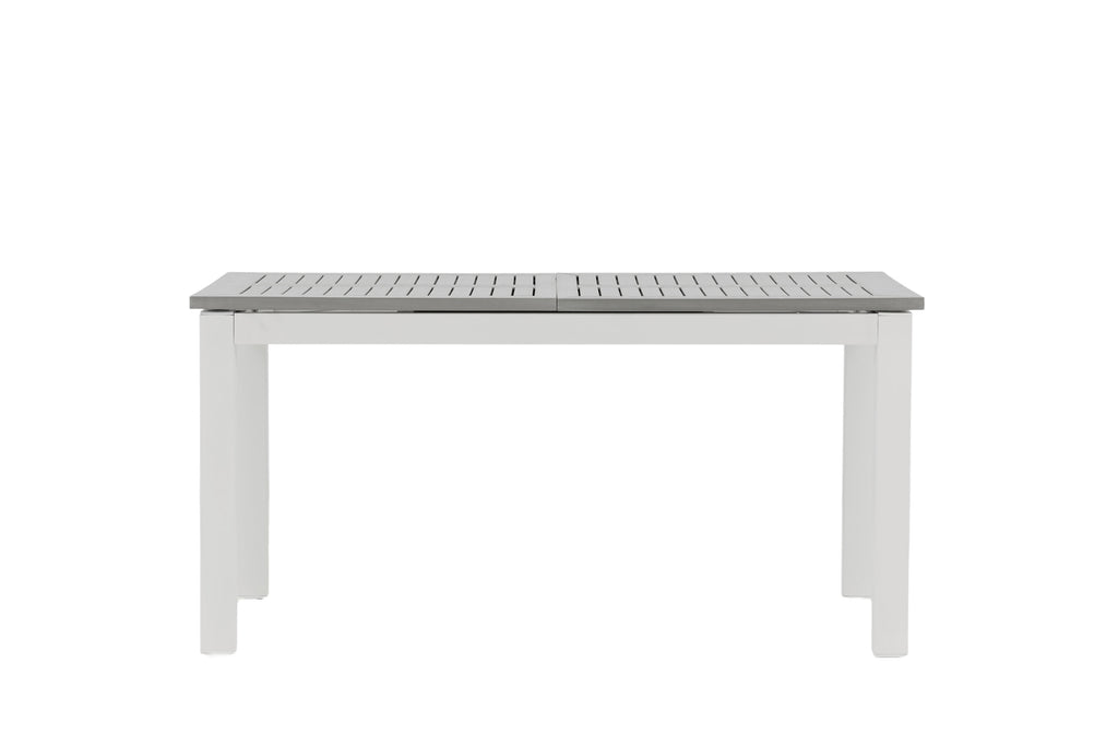 Albany matbord 152/210 cm vitt/grått