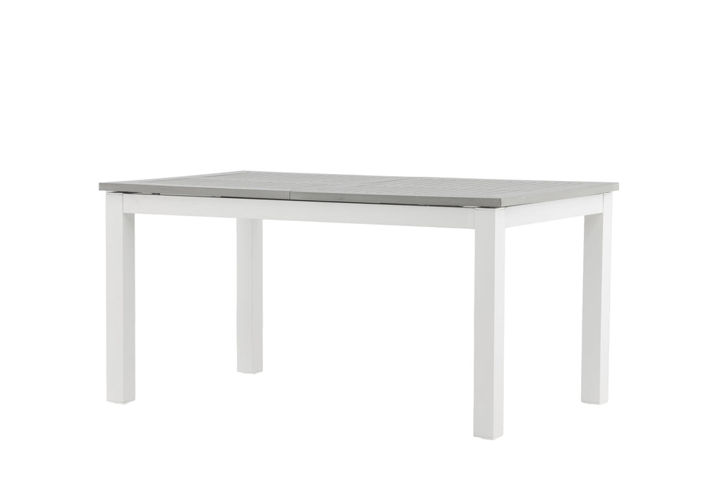 Albany matbord 152/210 cm vitt/grått