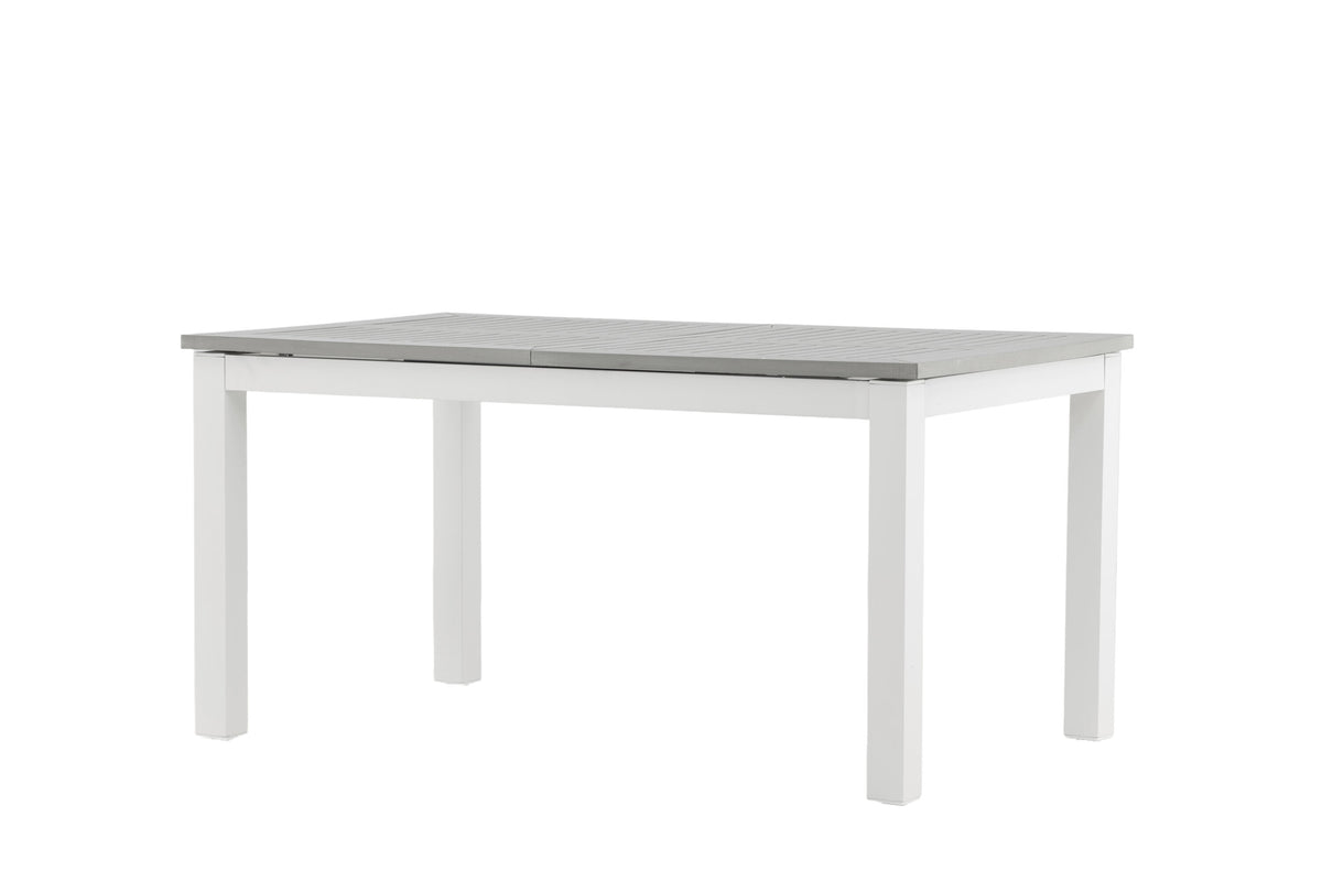 Albany matbord 152/210 cm vitt/grått