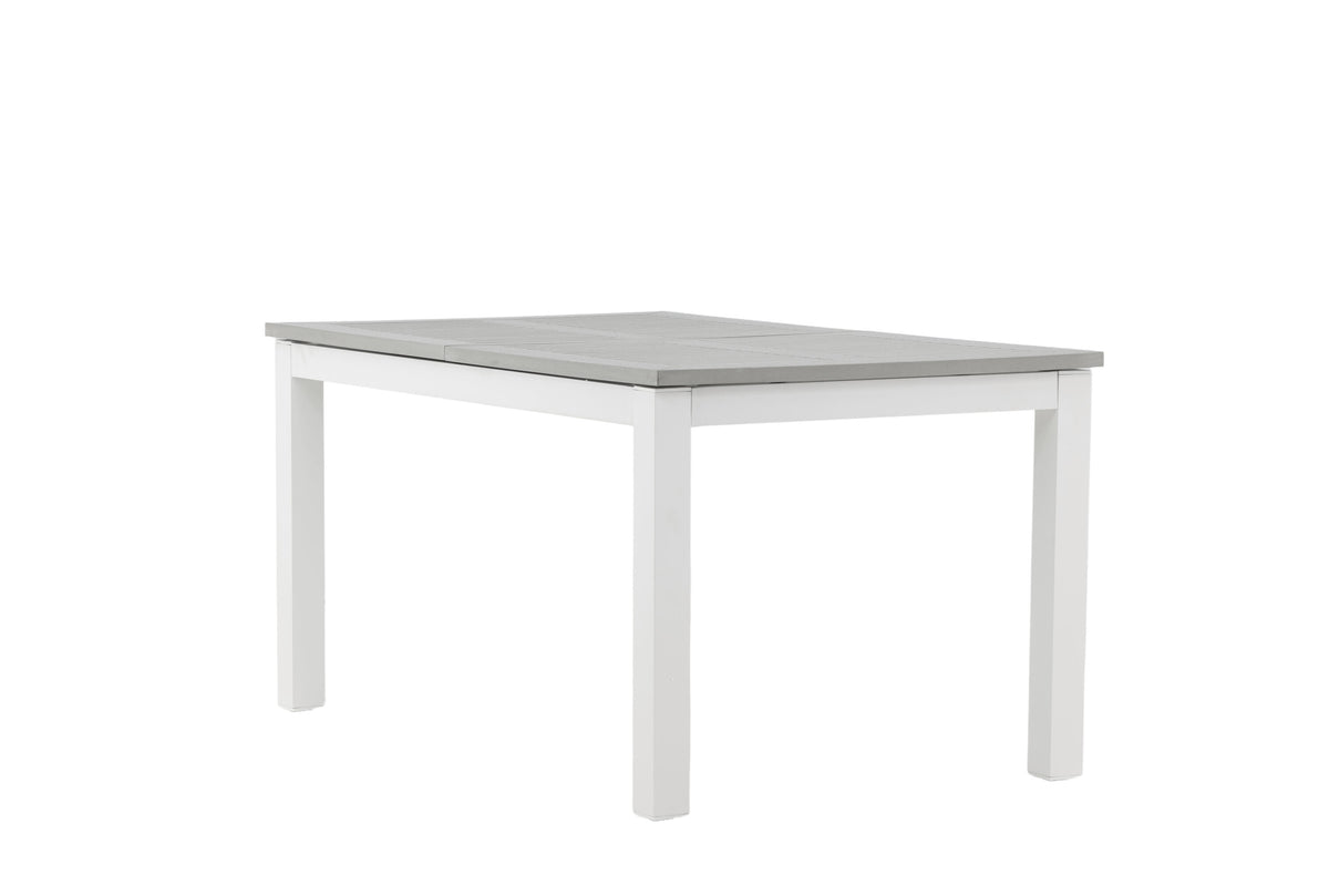 Albany matbord 152/210 cm vitt/grått