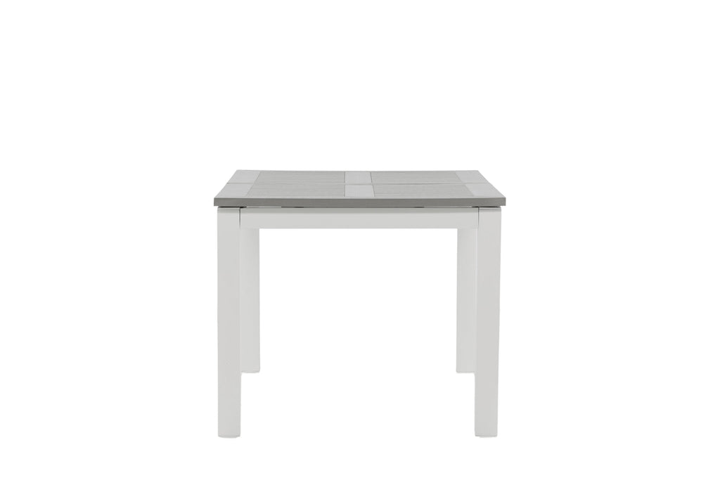 Albany matbord 152/210 cm vitt/grått