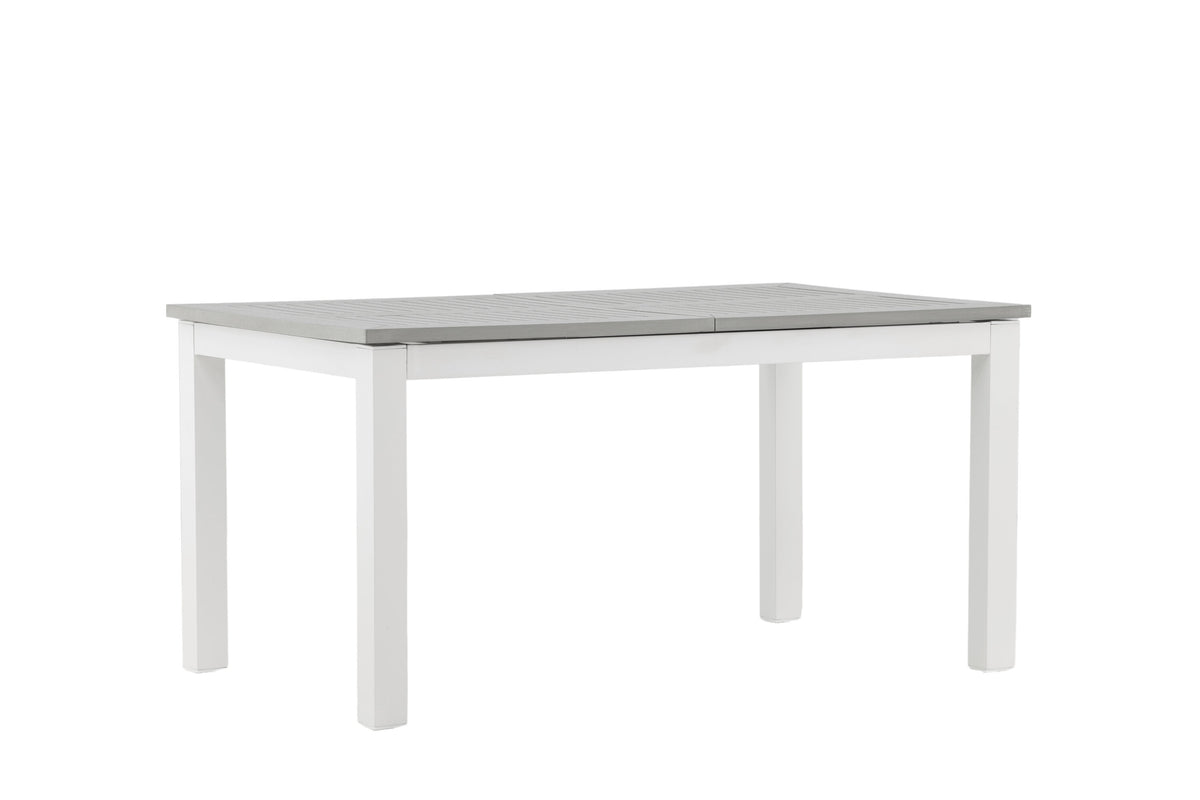Albany matbord 152/210 cm vitt/grått