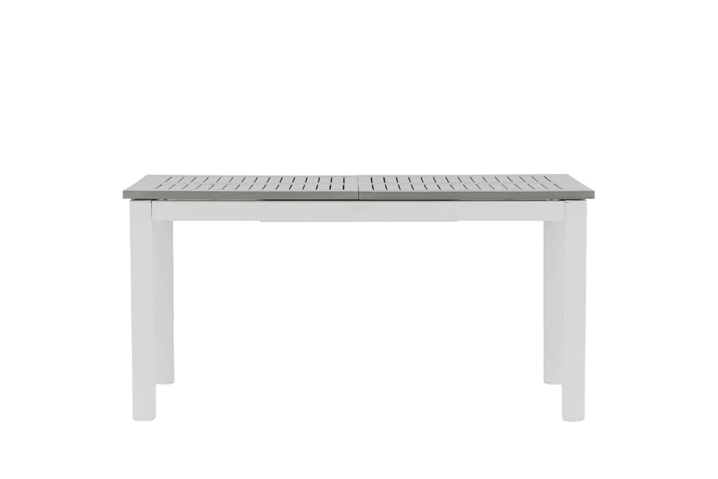 Albany matbord 152/210 cm vitt/grått