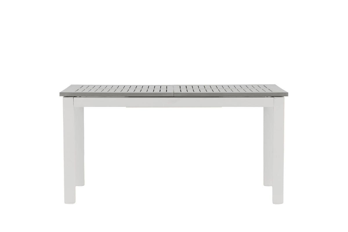 Albany matbord 152/210 cm vitt/grått