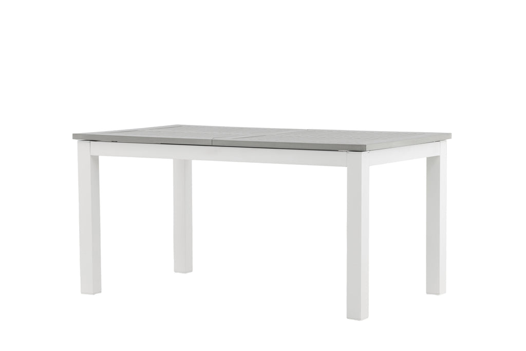 Albany matbord 152/210 cm vitt/grått