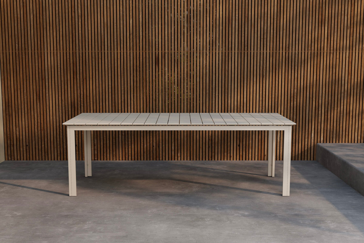 Levels matbord 229/310 cm beige
