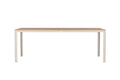 Break matbord 205x90 cm beige med teakimitation