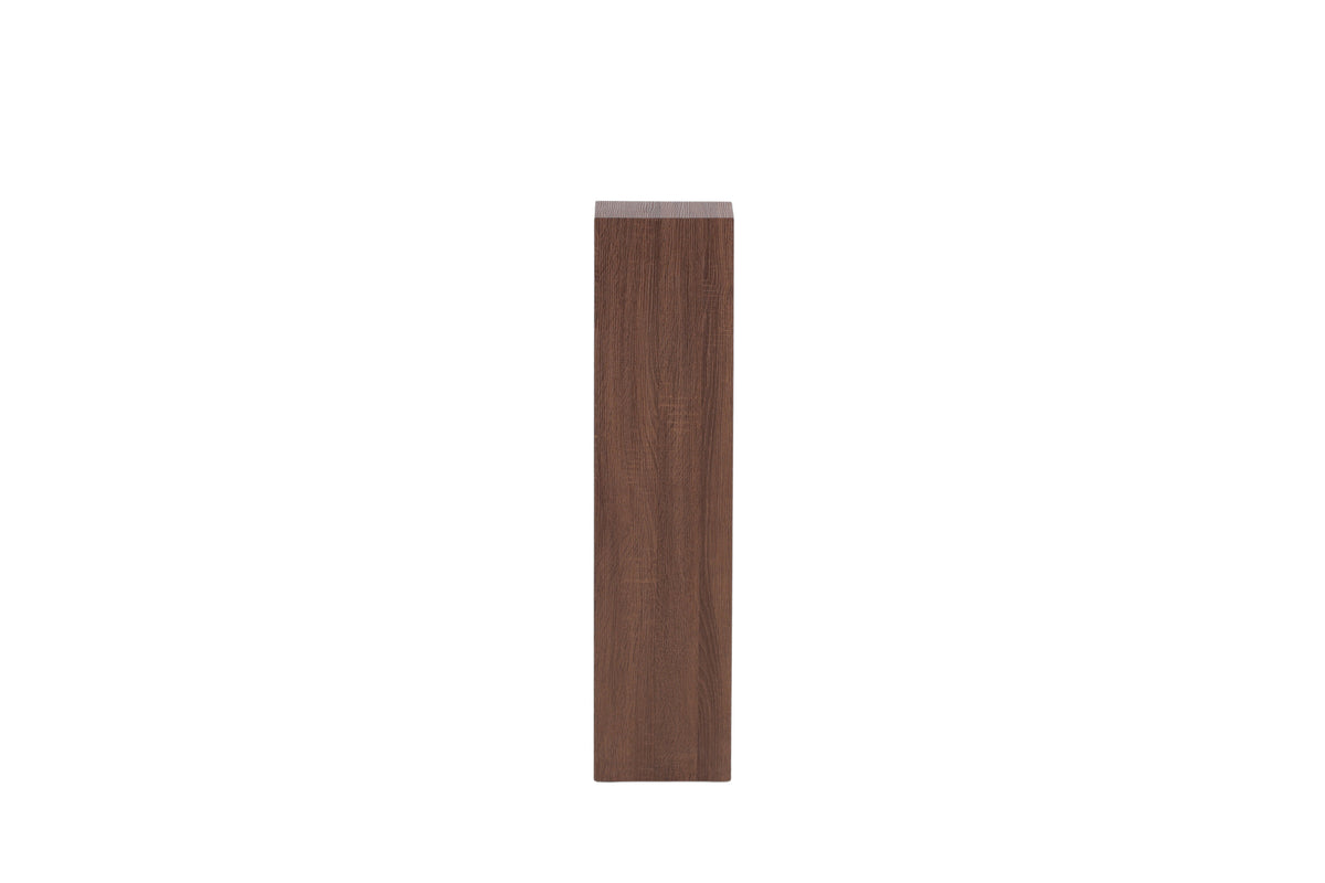 Ramsvik hög förvaringsmöbel brun MDF och stål