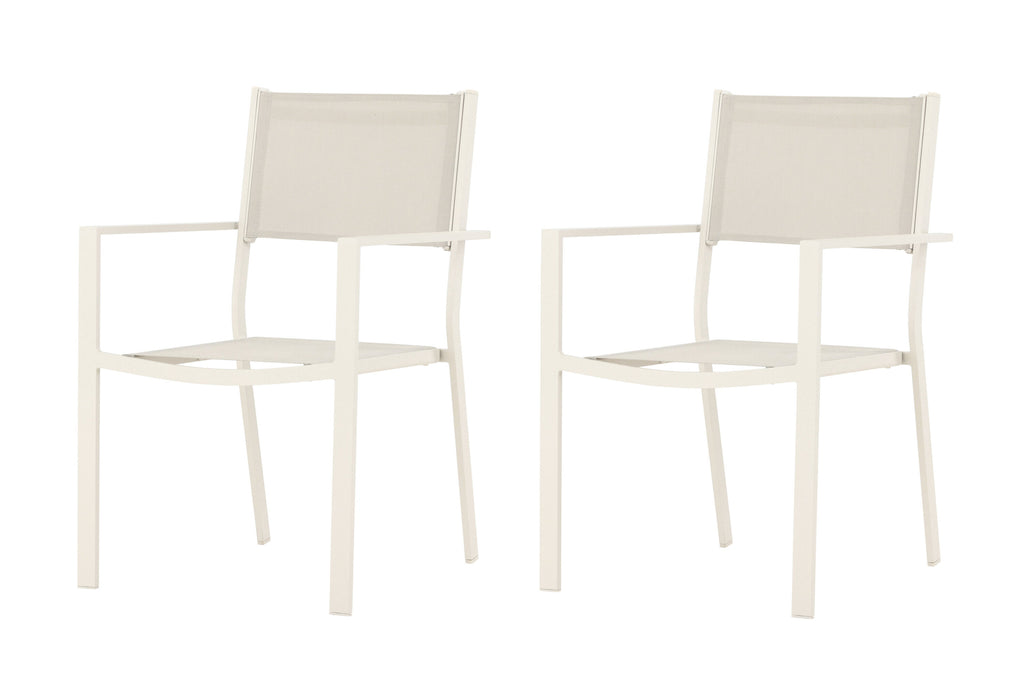 Copacabana stapelbar matstol 2-pack beige