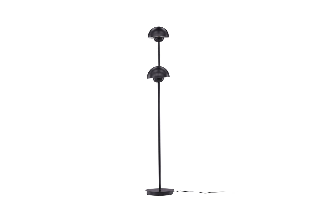 Lyckorna golvlampa svart metall