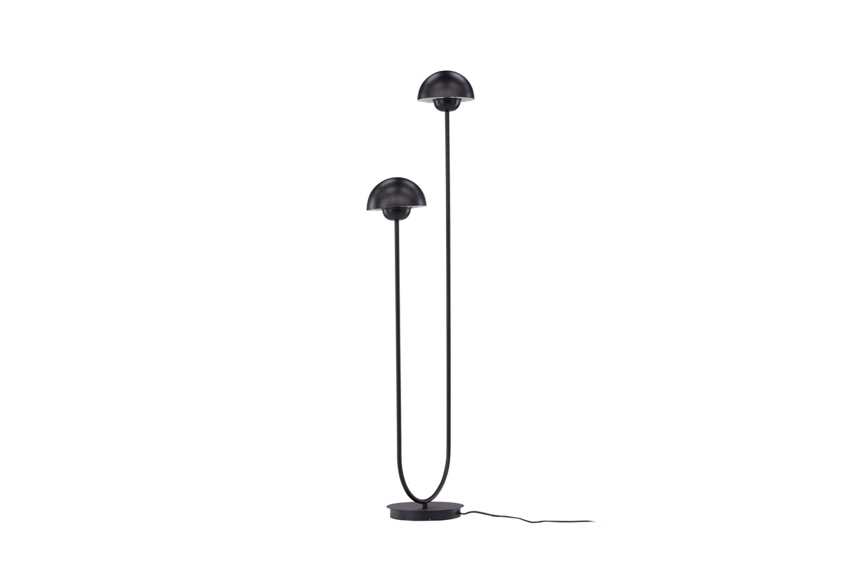 Lyckorna golvlampa svart metall