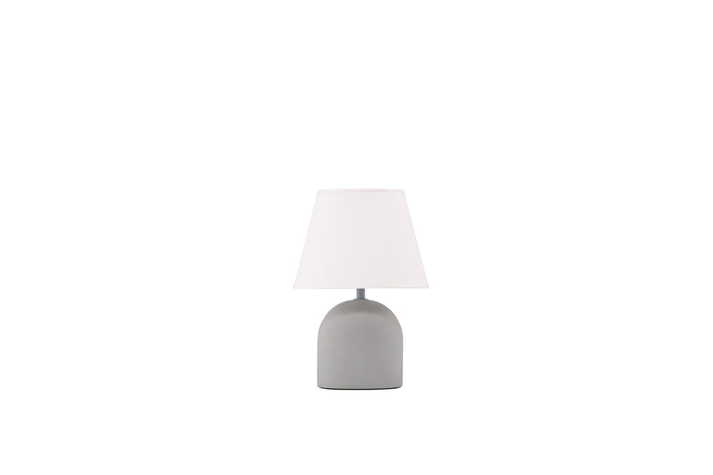 Styrsö bordslampa betong och linne