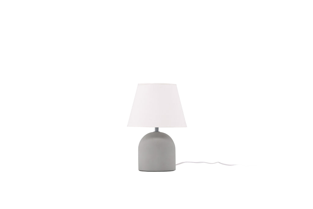 Styrsö bordslampa betong och linne