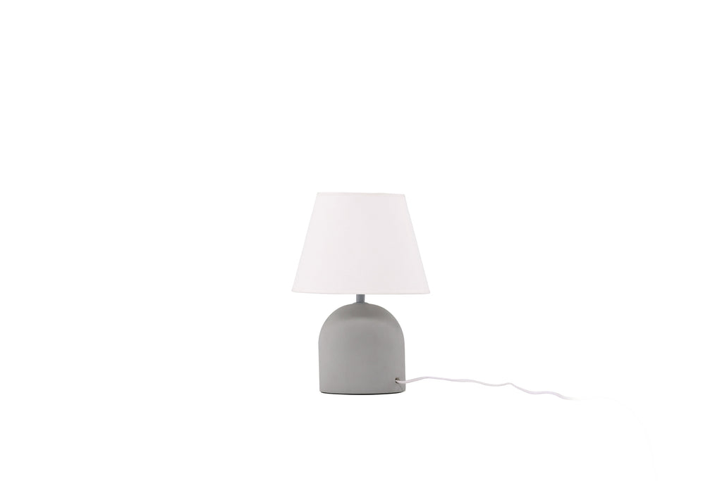 Styrsö bordslampa betong och linne