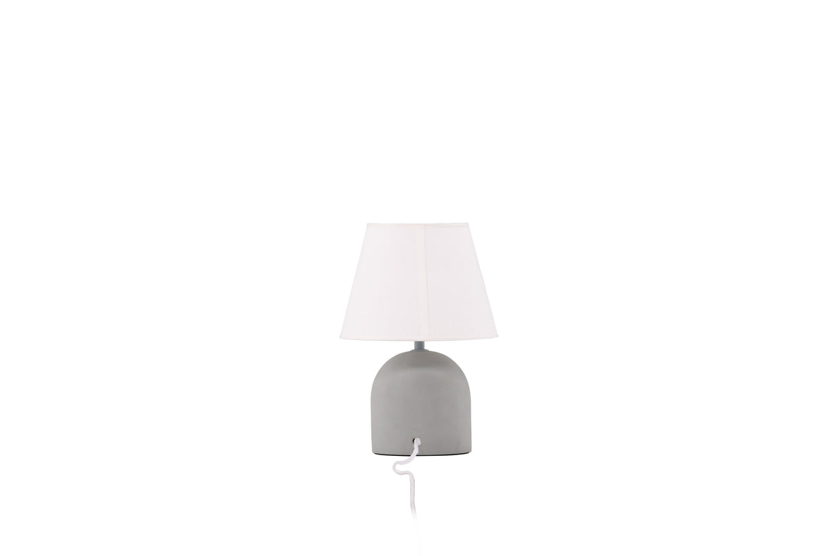 Styrsö bordslampa betong och linne