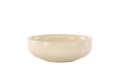 Posh ljusstake 18x6 cm beige med svarta prickar