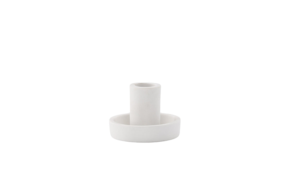 Ceco ljusstake 11x6 cm vit