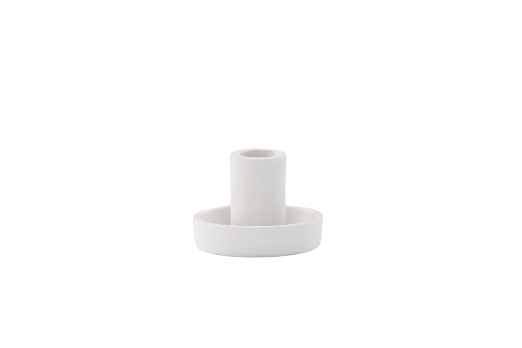 Ceco ljusstake 11x6 cm vit