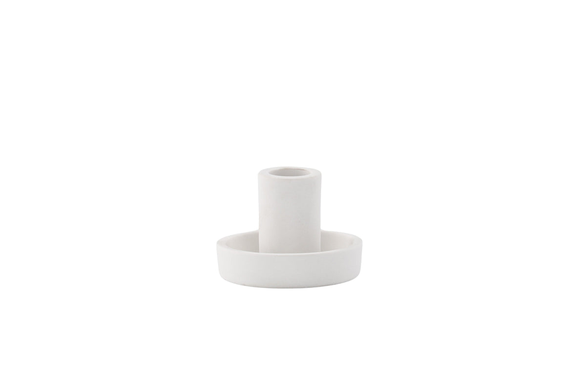 Ceco ljusstake 11x6 cm vit