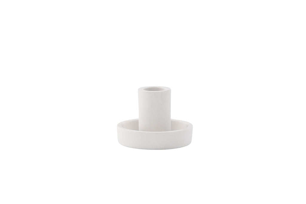 Ceco ljusstake 11x6 cm vit