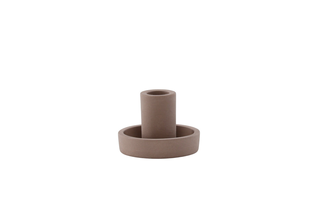 Ceco ljusstake 11x6 cm brun