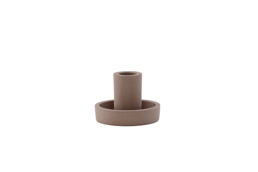 Ceco ljusstake 11x6 cm brun
