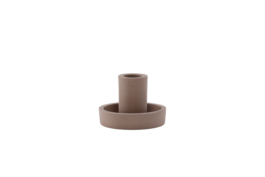 Ceco ljusstake 11x6 cm brun
