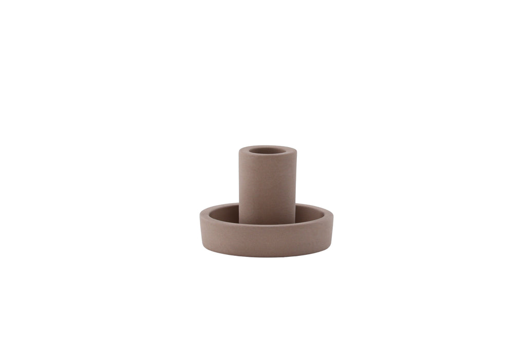 Ceco ljusstake 11x6 cm brun