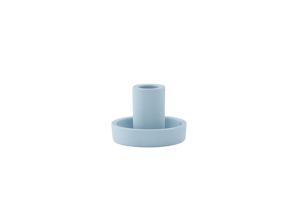 Ceco ljusstake 11x6 cm ljusblå